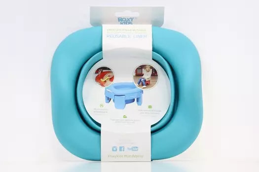 Вставка Рокси-Кидс многоразовая д/дорожных горшков склад мят