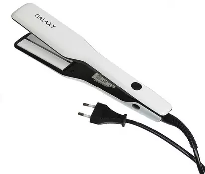 Выпрямитель Galaxy GL 4508, 60 Вт, керамическое покрытие, 35х90 мм, 200°С, белый