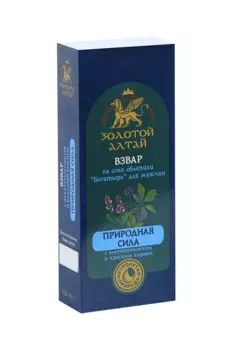 Взвар Золотой Алтай б/алког Природная сила с Облепиховым соком элеутер/красный корень, 250 мл