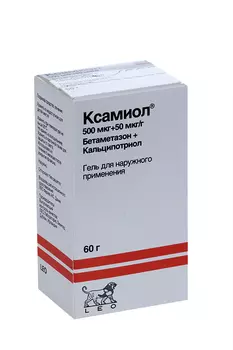 Ксамиол, 60 г, гель для наружного применения