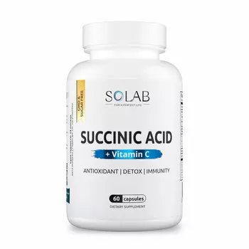 Янтарная кислота Solab, 60 шт, капсулы