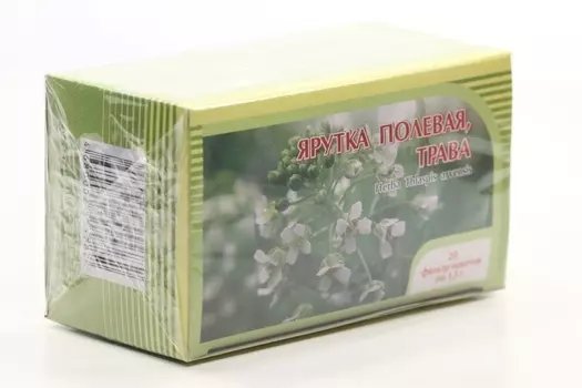 Ярутка полевая трава, 1,5 г, 20 шт, сырье измельченное ф/пак