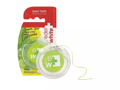 З/нить Edel+White easy tape со вкусом кайпириньи вощеная, 70 мм
