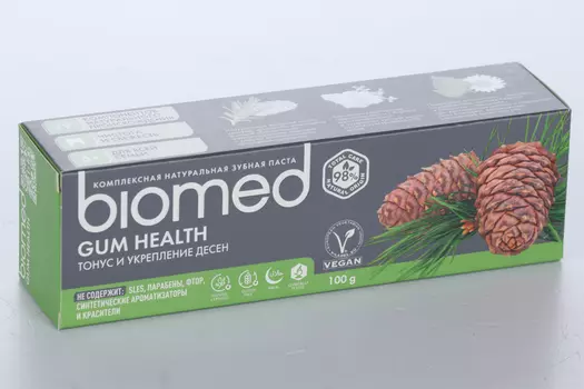 З/паста BIOMED GUM HEALTH тонус и укрепление десен с эфирным маслом шалфея, 100 г