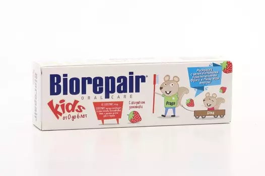 З/паста Биорепейр кидс c земляникой (0-6 лет), 50 мл