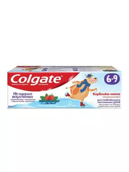 З/паста COLGATE детская 6-9 клубника мята с фторидом, 60 мл
