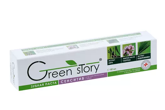 З/паста Грин Стори Сенситив д/чувств зубов, 60 мл