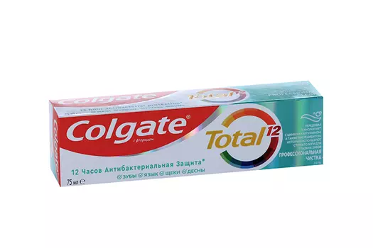 З/паста Колгейт Тотал 12 Профессиональная чистка, 75 мл, гель