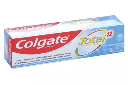 З/паста Колгейт Тотал 12 Профессиональная чистка, 75 мл