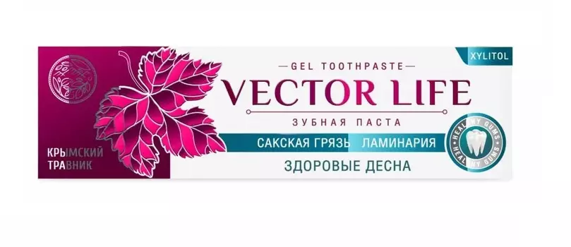 З/паста Крымский Травник VECTOR LIFE Антибактериальная, 100 мл