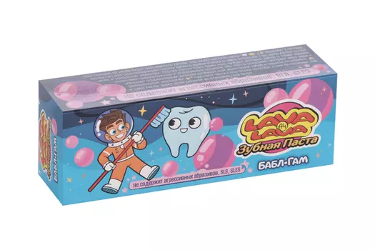 З/паста Lava Lava д/укрепления и защиты зубов дет со вкусом бабл-гам (6-14лет), 50 мл