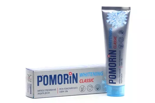 З/паста Поморин Классик Мягкое отбеливание/Защита десен, 100 мл