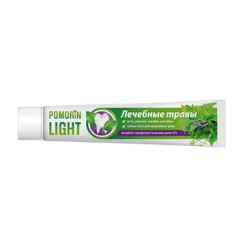 З/паста Поморин Лайт Лечебные травы, 100 г