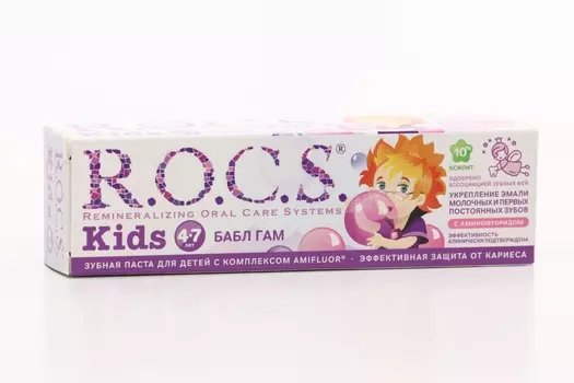З/паста Рокс Кидс Бабл Гам, 45 г
