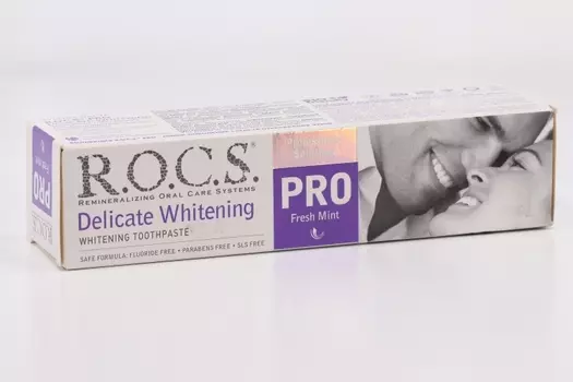 З/паста Рокс Про Деликатное отбеливание Фрзш Минт, 135 г
