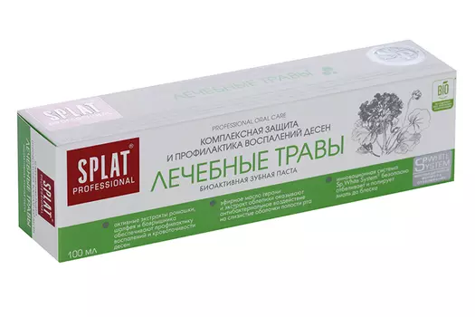 З/паста Сплат Профессионал Лечебные травы, 100 мл
