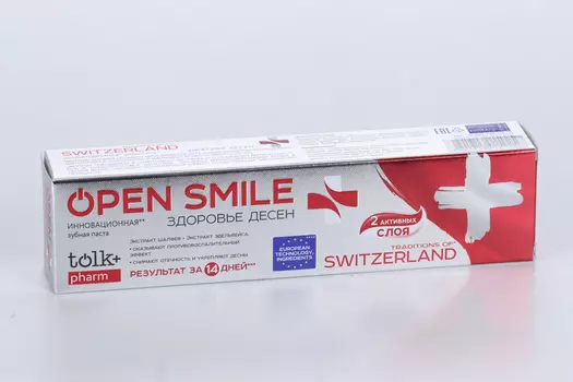 З/паста Tolk Open smile Traditions of Switzerland инновационная, 100 г, в пенале