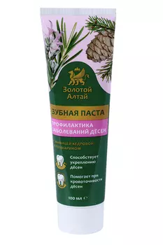 З/паста Золотой Алтай п/заболеваний десен, 100 мл