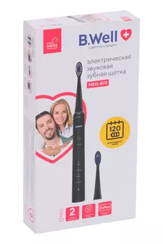 З/щетка B.Well электрическая звуковая MED-870 черный