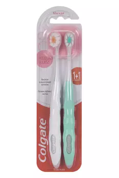 З/щетка Colgate Cushion Clean 1+1 в подарок промоупаковка мягкая