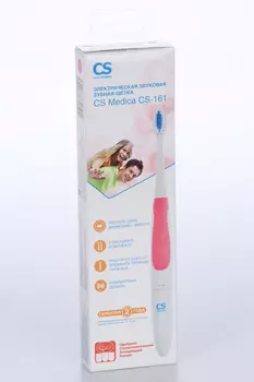 З/щетка CS Medica CS-161 электрическая звуковая, розовая