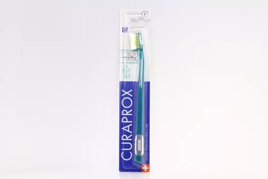 З/щетка Curaprox д/брекетов ортодонтическая 5460 щетин с углублением зеленый