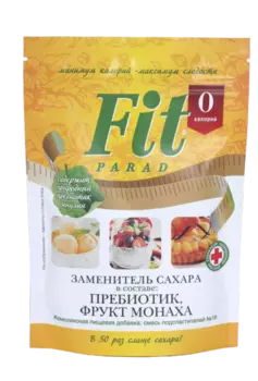 Заменитель сахара ФитПарад №16, 200 г, дой-пак