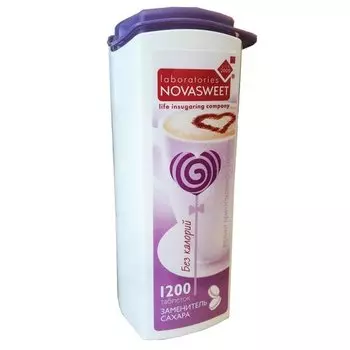 Заменитель сахара Novasweet, 1 200 шт, таблетки