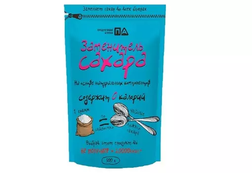Заменитель сахара Продуктовая Аптека 2 Ложки, 500 г, порошок
