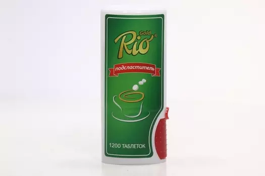 Заменитель сахара Рио голд, 1 200 шт, таблетки
