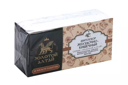 Желудочно-кишечный сбор Золотой Алтай, 1,5 г, 20 шт