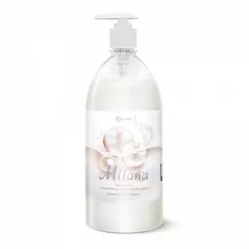 Жидкое крем-мыло Milana жемчужное с дозатором 1л