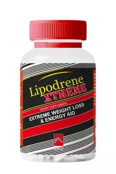 Жиросжигатель для похудения Lipodrene Xtreme, блокатор аппетита, смесь пищевая 90 капсул
