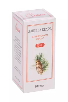 Живица кедра Лиатон в пихтовом масле 5%, 100 мл