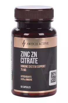 Zinc Zn AWOCH ACTIVE, 60 шт, капсулы