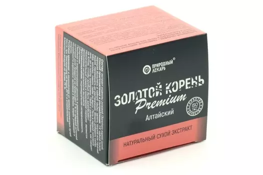Золотой корень Премиум Алтайский Природный лекарь напиток быстрораств, 5 г