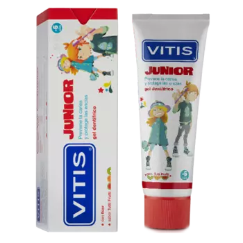 Зубная паста-гель junior VITIS, от 6 лет, 75мл