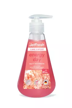 Зубная паста JetFresh energy day для интенсивной защиты с гималайской солью CARE EXPERT, 285 гр