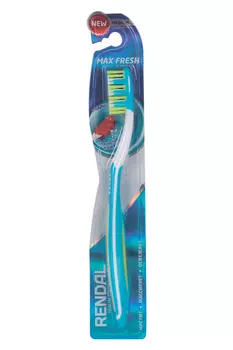 Зубная щётка Rendall 3 effect, средней жесткости, 1 шт. МИКС