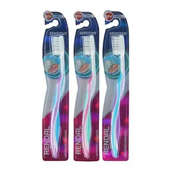 Зубная щётка Rendall Sensitive, мягкая, 1 шт. МИКС