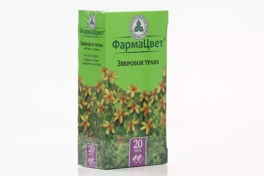 Зверобоя трава ФармаЦвет 1.5 г, 20 шт, сырье растительное-порошок Красногорск