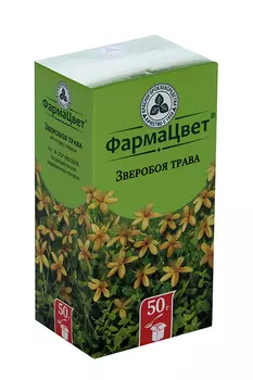 Зверобоя трава ФармаЦвет, 50 г, сырье измельченное