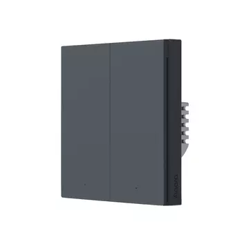 Выключатель двухклавишный с нейтралью | Aqara Smart Wall Switch H1 EU (With Neutral, Double Rocker)
