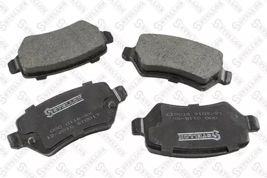 Тормозные колодки дисковые задняя ось STELLOX 000 011B-SX