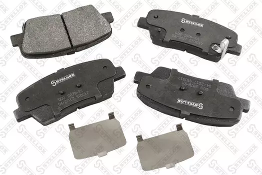 Тормозные колодки дисковые задняя ось STELLOX 000 287B-SX