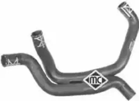 09048 Патрубок отопительной системы Metalcaucho