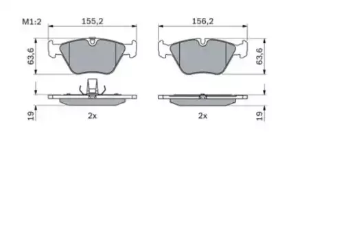0 986 424 767 963 00 !колодки дисковые п.\ BMW E46 3.0i/Ci/CD/D/DX/ix 00>/E39 2.0D/2.5D 00-03