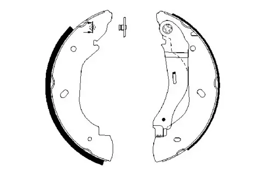 Тормозные колодки дисковые BOSCH 0 986 487 660