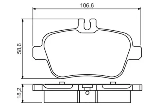 0 986 495 348 колодки дисковые з.!\ MB SLK R172 2.0-3.5 11>