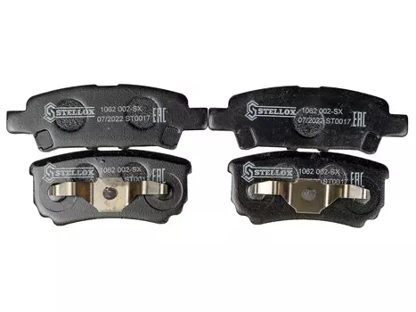 Тормозные колодки дисковые задняя ось STELLOX 1062 002-SX